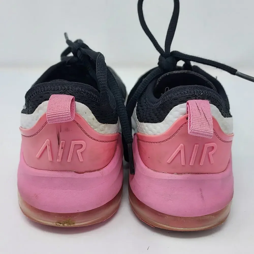 Nike Air Max Motion 2 Pink Black & White Lace Up Sneakers Size 4Y